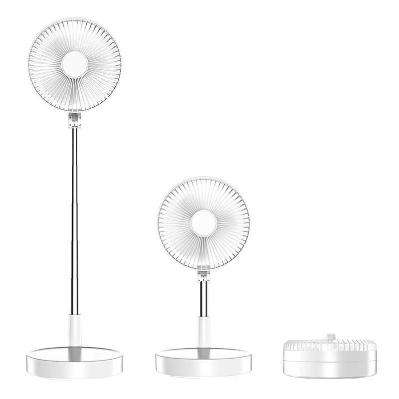 

Smart APP Remote Control Folding Telescopic USB Chargeable Desktop Floor Portable Mini Fan Air Cooler for Dormitory Bed Office