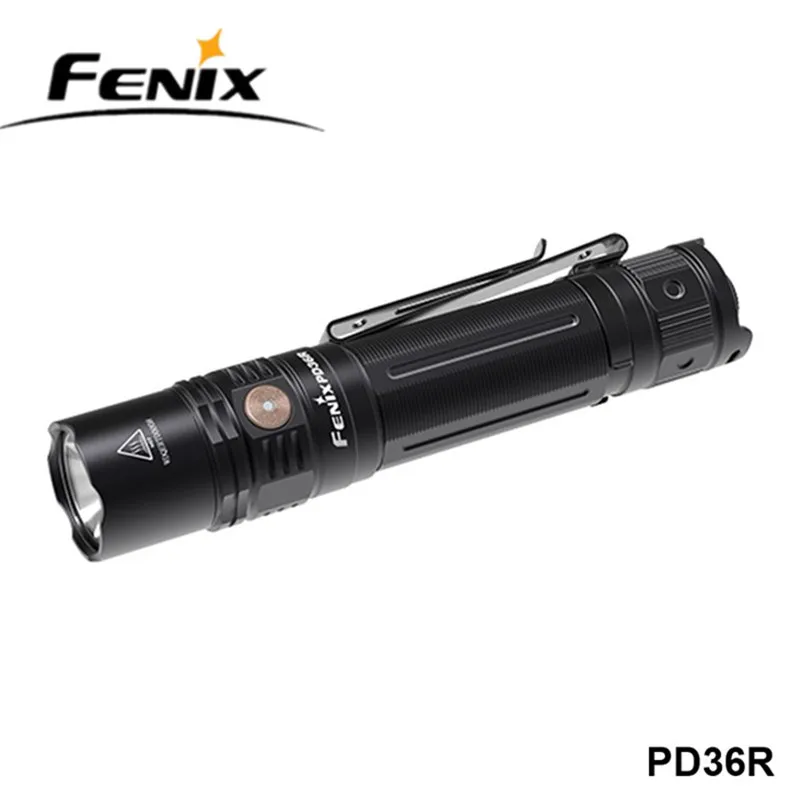 Fenix PD36R 5V 3A Тип C USB 21700 Мощная Вспышка светильник двойные переключатели Управление Открытый тактический фонарь светильник с Батарея индикатор
