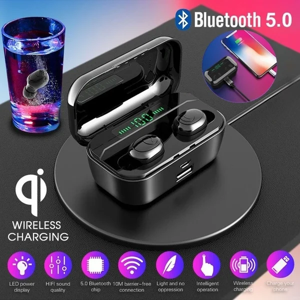IPX7 водонепроницаемые Bluetooth наушники 8D стерео беспроводные наушники гарнитура с 3500 мАч power Bank G6s TWS 5,0 Bluetooth наушники