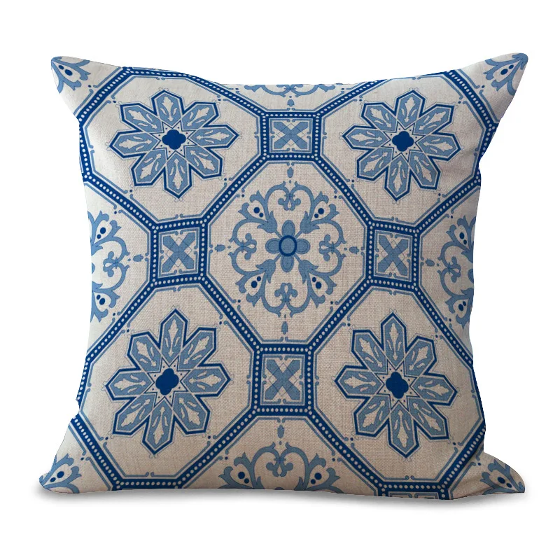 

Trendy Abstract Geometric Shape Printed Hugging Pillow Case Office Sofa Soft and Comfortable Cushion Cushion Wholesale