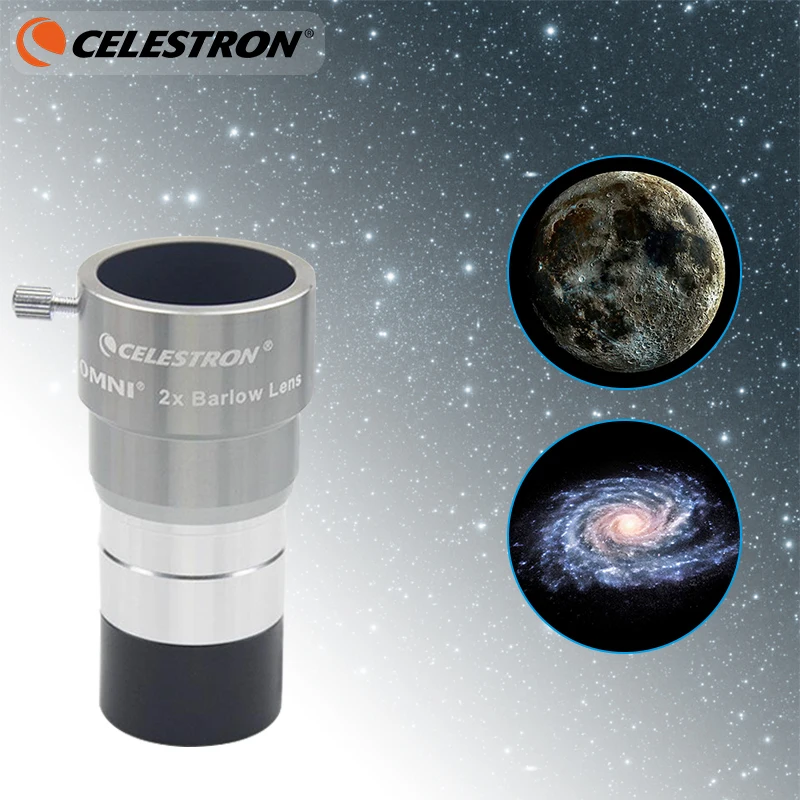 

CELESTRON Omni 2x Eyepiece Barlow Eyepiece Professional Telescope Parts 1.25 Inch 31.7mm Astronomical Eyepiece