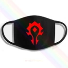 Принт логотипа World Of Warcraft, моющийся, дышащий, многоразовый, хлопковая маска для губ