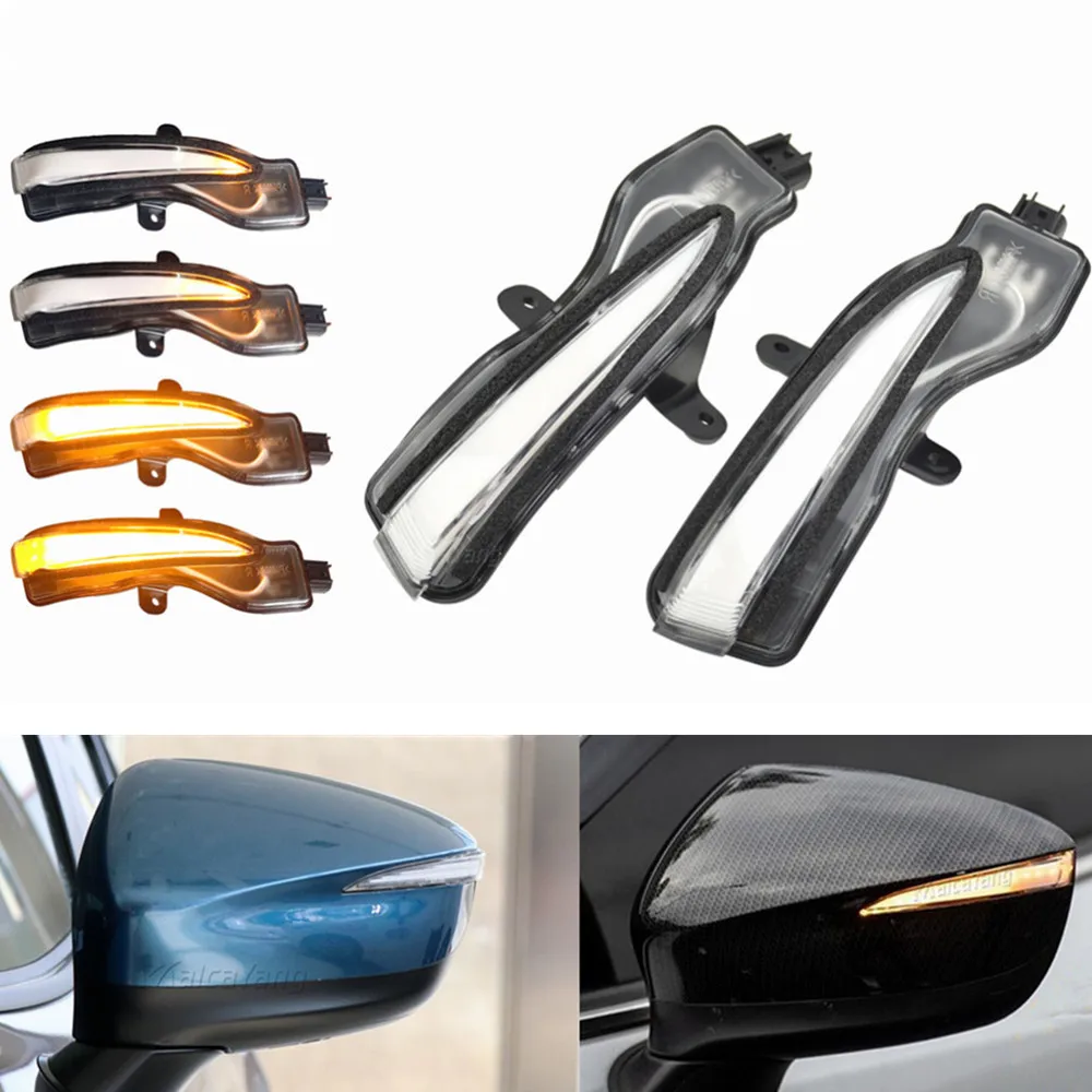 

2pcs Dynamic Turn Signal Rearview Mirror Indicator Blinker Repeater Light For Mazda CX-3 CX3 2016-2018 CX-4 CX-5 CX5 2016 2016.5