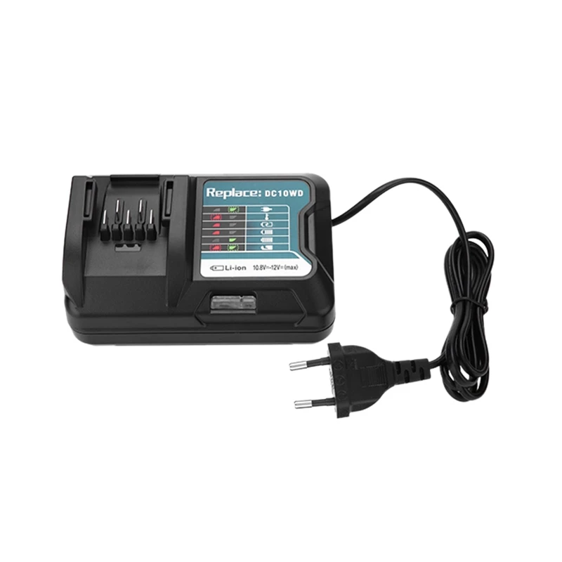 

RISE-Fast Lithium Battery Charger For Makita 10.8V 12V Dc10Wd / Dc10Sb / Dc10Wc / Bl1015 / Bl1016 / Bl1021B / Bl1041B Led Charge