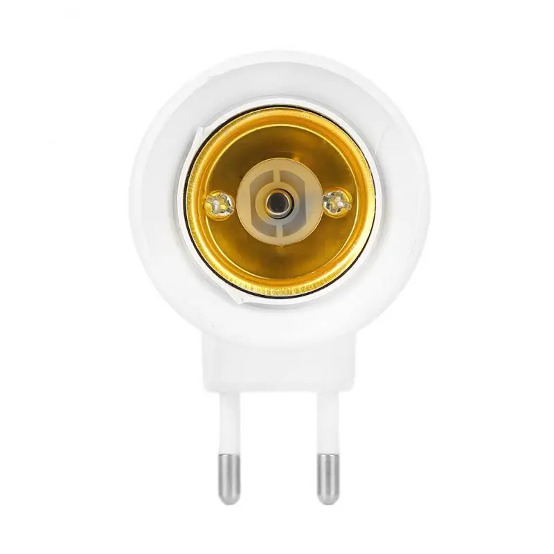 E27 220V муфтовый стыковочный переводник с круглым открытым носком для ночного