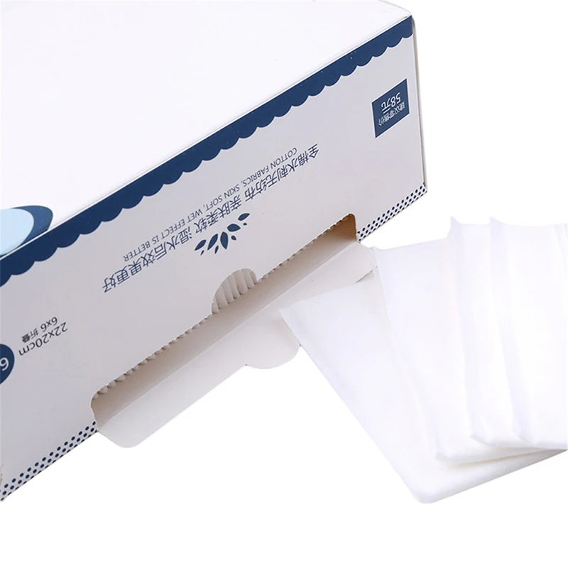 Дорожное хлопковое одноразовое полотенце для мытья мягкое очищающее