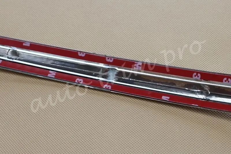 Хромированная накладка на переднюю решетку бампера гриля в полоску для Nissan Qashqai