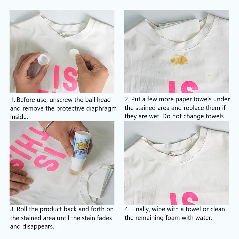 Средство для удаления пятен ручки с роликами портативное средство инструменты