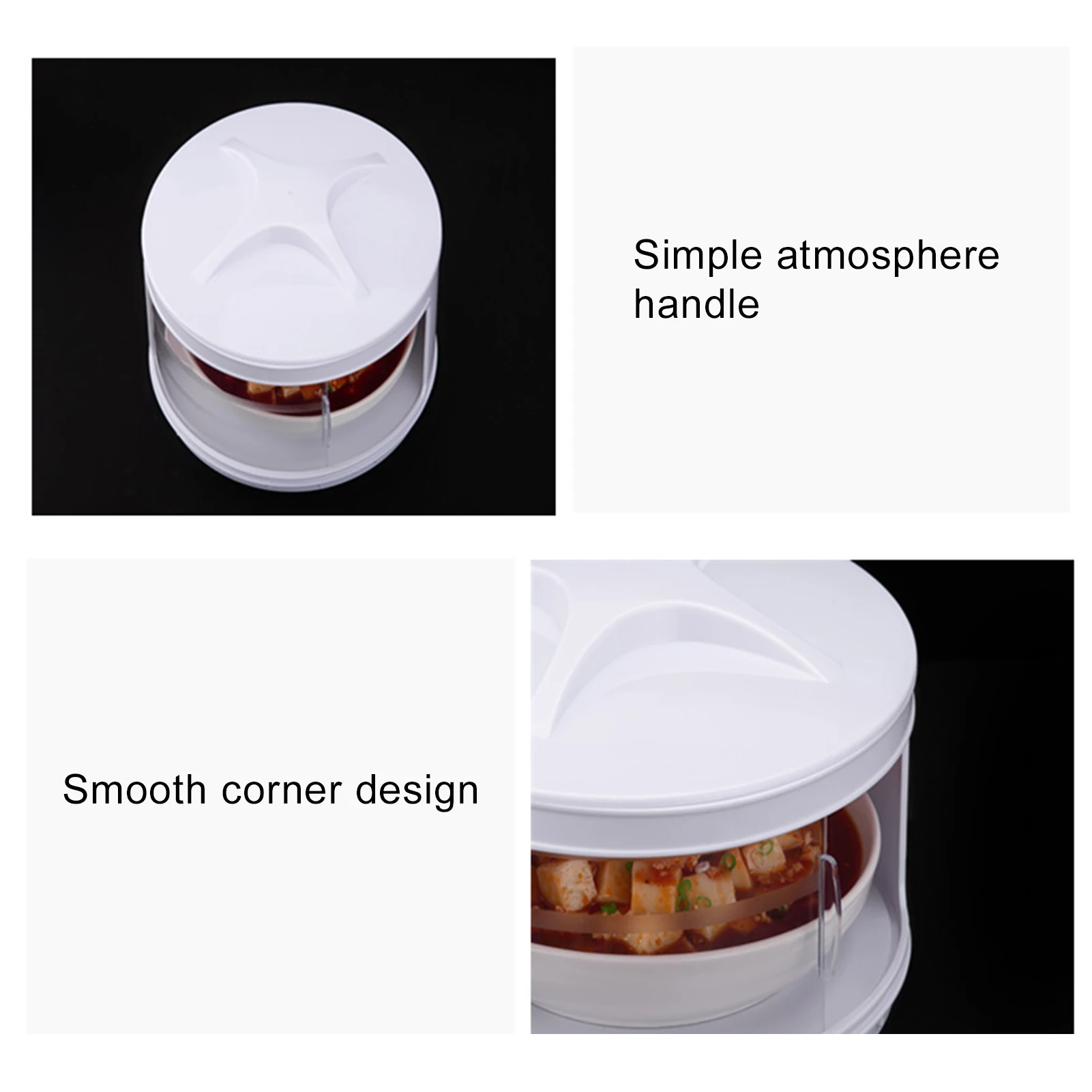 Пластик уплотнительная крышка Еда крышки для хранения микроволновая печь