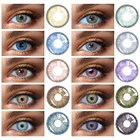 Ksseye горячая распродажа 1 пара драгоценных камней натуральные цветные контактные линзы мягкие контактные линзы красивый макияж для зрачков