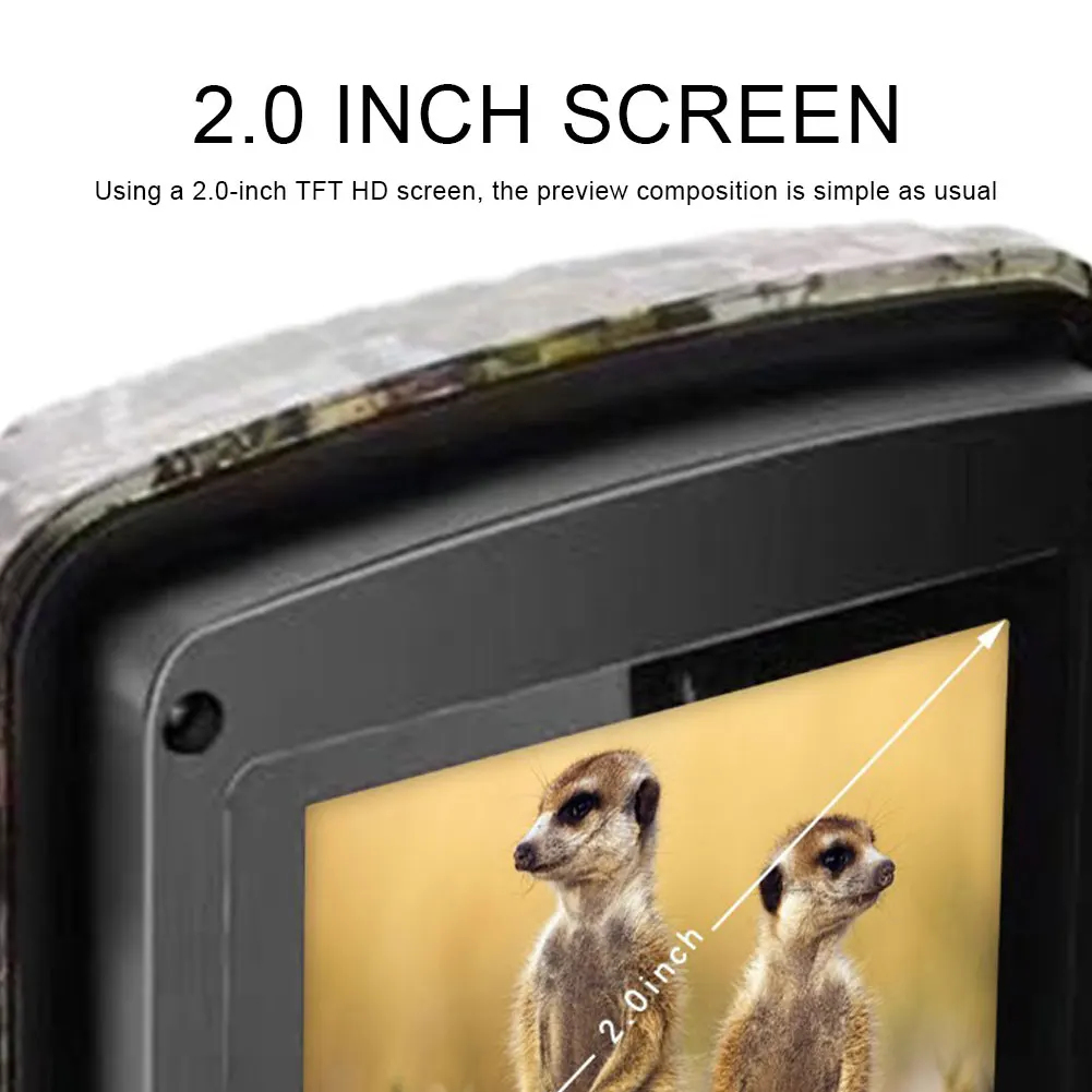 Фотоловушка для фотоловушки фотоловушка тепловизор 12 МП 1080P IP66 | Спорт и