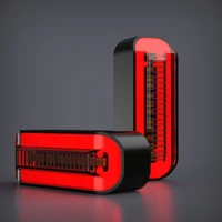 12 led tail light universal motorcycle turn signals lights signals drl flowing water flasher 2 in 1 blinker tail lamp