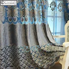 Элегантные легсветильник роскошные шторы в европейском стиле с вышивкой для дворца, роскошные оконные занавески от пола до потолка для гостиной, спальни