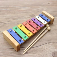 2021 new toy xylophone montessori educational toy wooden eight notes frame style xylophone children kids baby musical funny toys