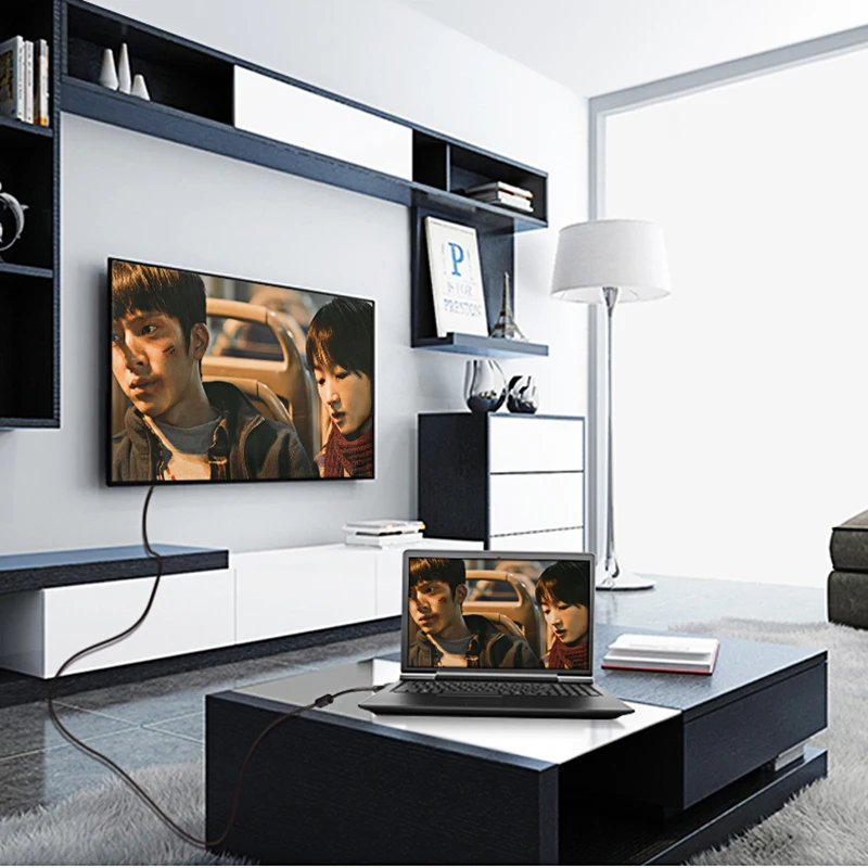 4K HDMI расширенный кабель для отображения Jack Splitter Adapeter 3D Аудио Видео Aux кабели ТВ