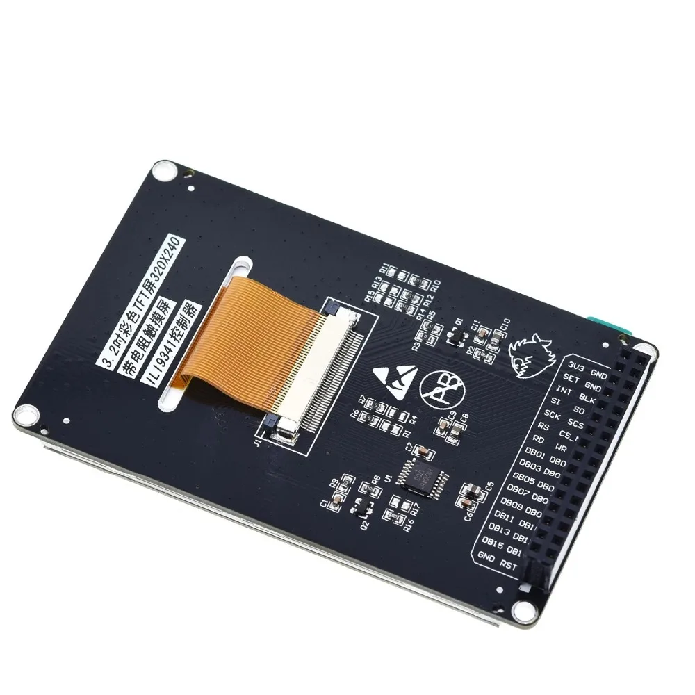 TZT 3,2 дюймов lcd TFT с сопротивлением сенсорный экран ILI9341 для STM32F407VET6 макетная плата черный
