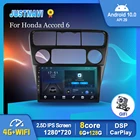 Android 10,0 автомобильный радиоприемник 4G WIFI для Honda Accord 6 1998-2003 Авто Стерео навигатор GPS мультимедийный плеер Carplay головное устройство BT OBD 9''