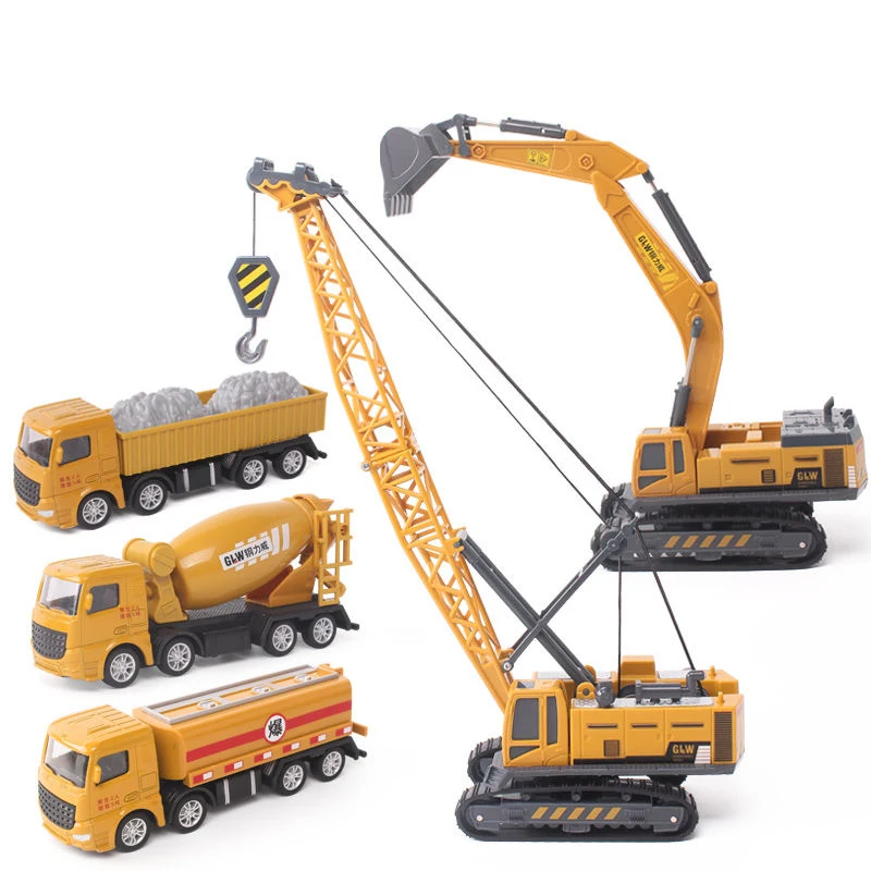 

Alloy Simulation Engineering Car Model Excavator Creative Decor Home Office Desktop Decoration Ornament Birthday Gift Present