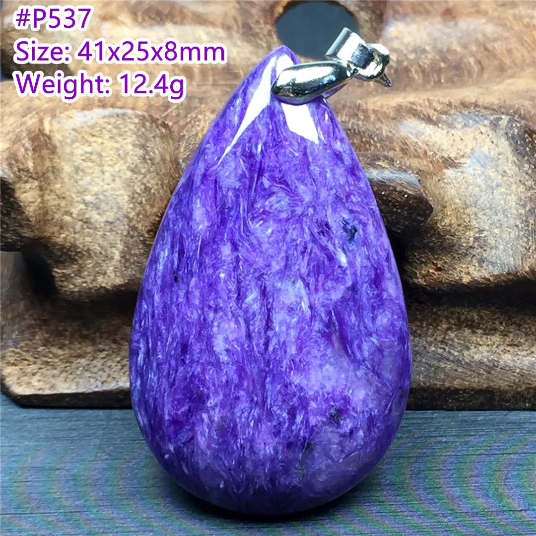 Натуральный Фиолетовый Синий танзанит кулон для женщин и мужчин Россия