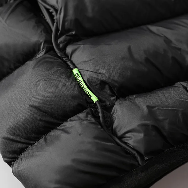 Men's Fashion Slim Fit Zipper Hooded Jacket Solid Color Warm Jacket Autumn and Winter Removable Hooded Coat Winter Jacket Men