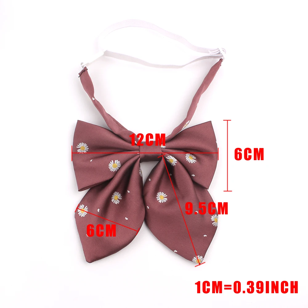 Новинка галстук-бабочка с узором Dasiy повседневный для женщин форма-бабочка