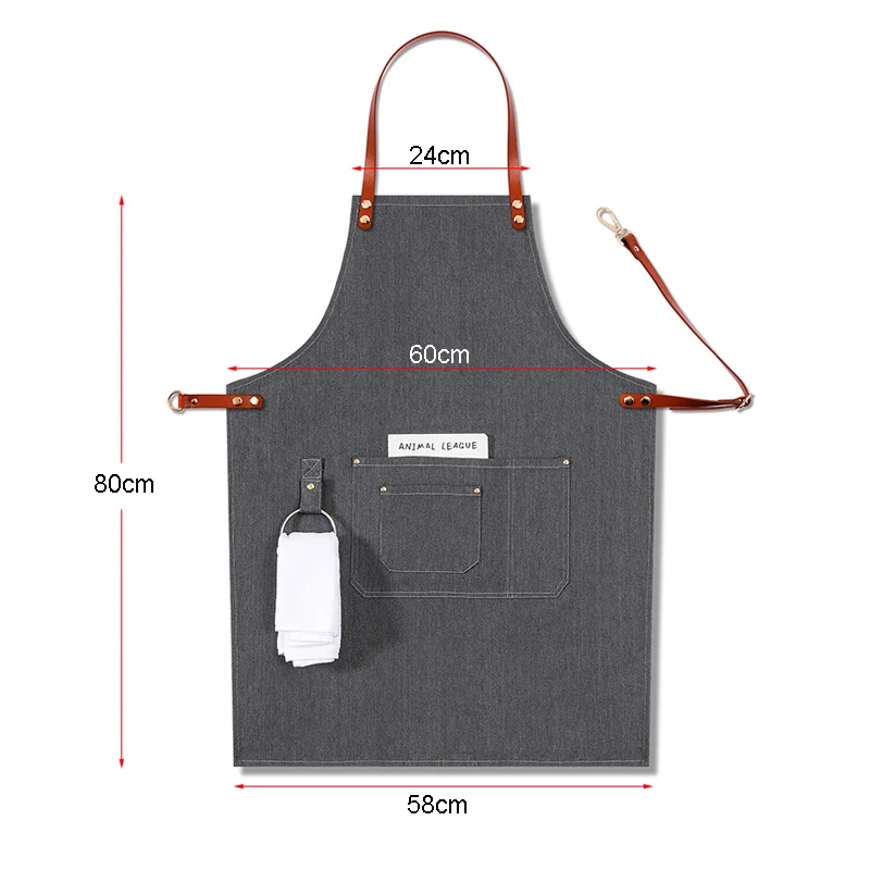 GOALONE джинсовый фартук съемный ИНСТРУМЕНТ ФАРТУК сверхмощный салон