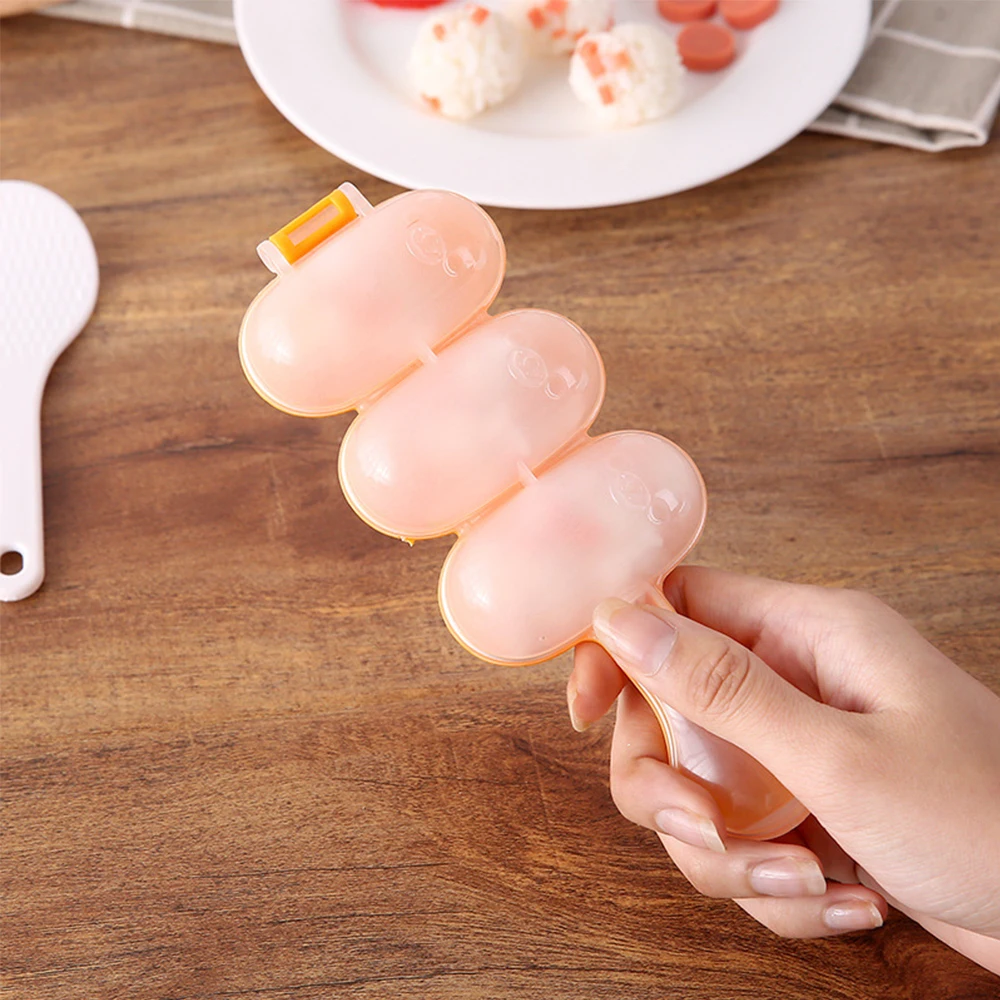 Mini DIY Sushi Rice Tools Balls Maker Mould With Spoon Ball Molds Meat Vegetables Making Kitchen Cooking Utensil | Дом и сад