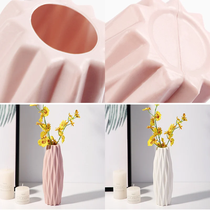 Пластиковая ваза Mosodo для цветов керамическая в скандинавском стиле современные