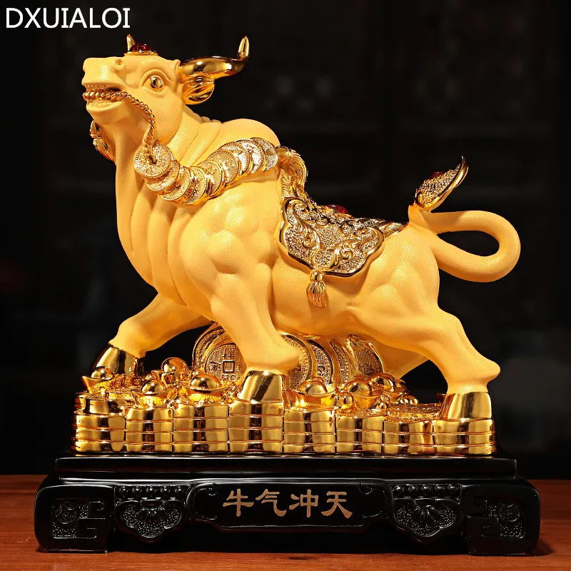 Украшение для дома матовый телец украшение на удачу креативное дерево бык воин