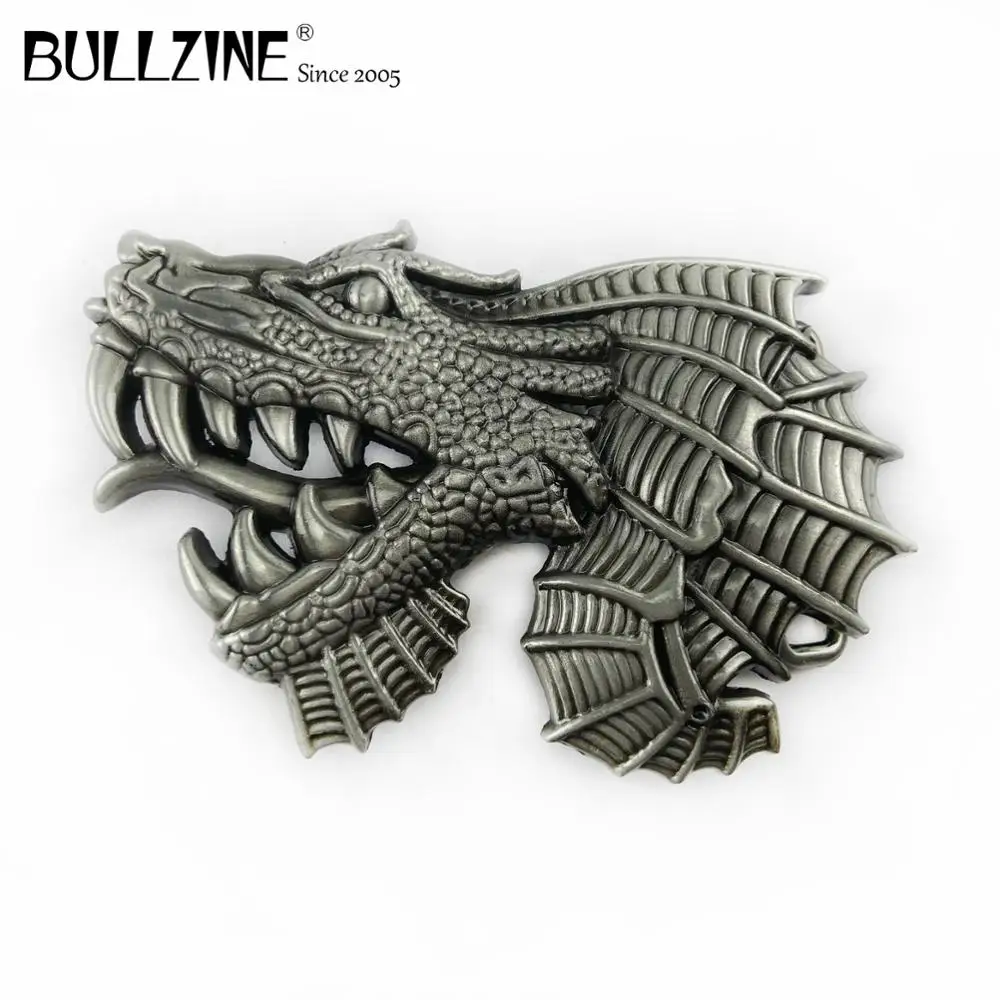 В Bullzine дракон пряжки ремня с оловянной отделкой FP 03328 длительное хранение