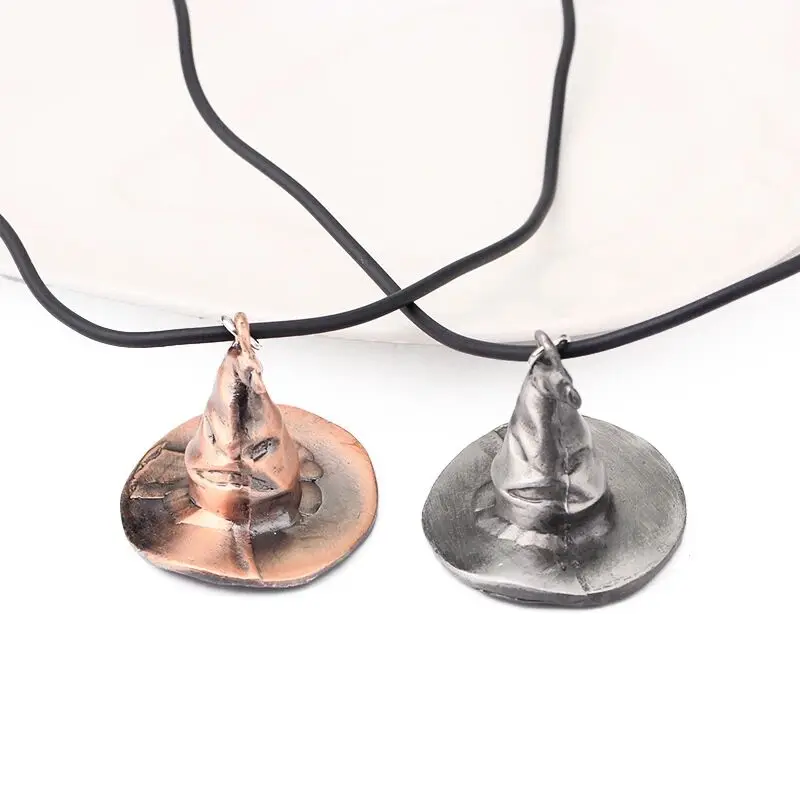 European and American Fashion Jewelry harry potter Necklace Retro Magic Hat Bronze Ancient Silver Necklace