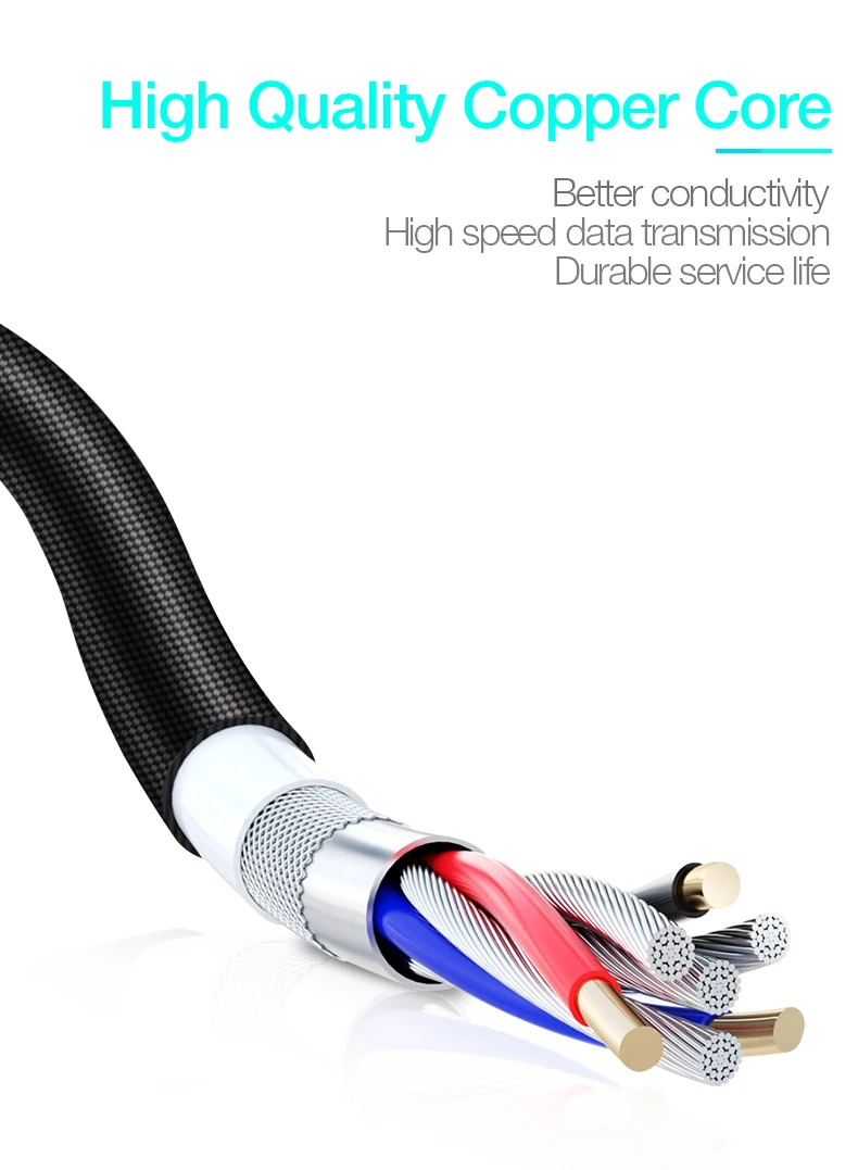 CAFELE USB кабель для iPhone кабель usb type C 3A Быстрая зарядка USB C type-C кабель для зарядки телефона 130 см