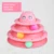 Upgrade type  cat head turntable girl pink