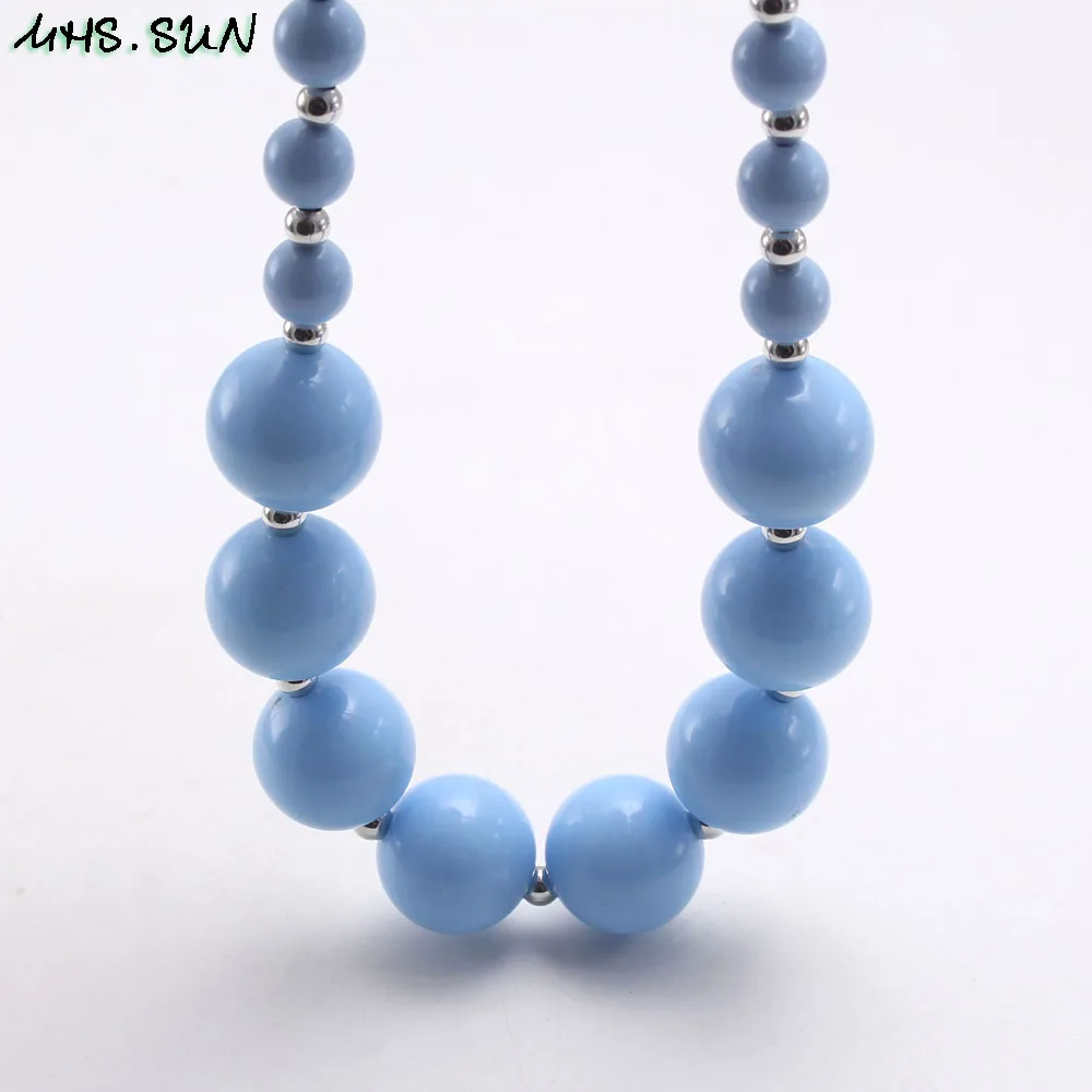 MHS.SUN весеннее детское ожерелье ручной работы из бисера Модное чокер ювелирные