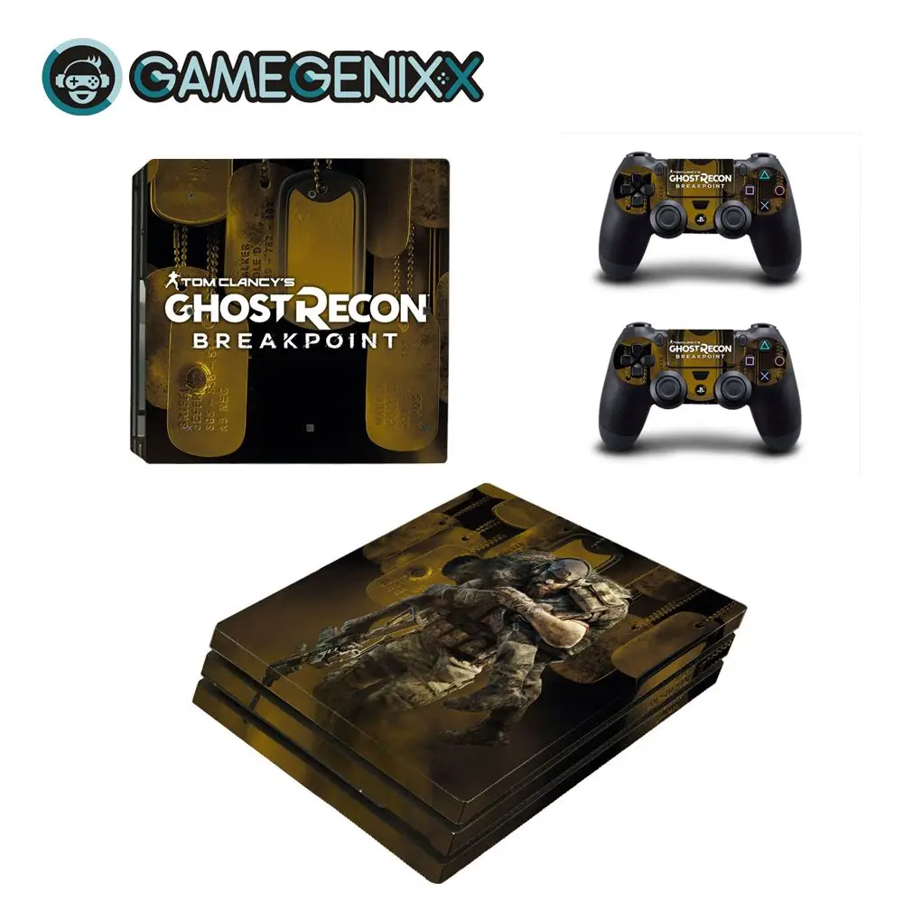 Кожаная наклейка GAMEGENIXX Съемный Виниловый чехол из ПВХ для консоли PS4 Pro и 2