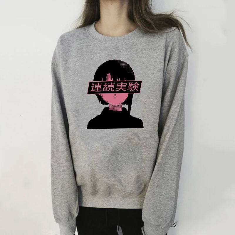 Модная женская одежда SAD японского аниме Эстетическая наклейка Harajuku топы с