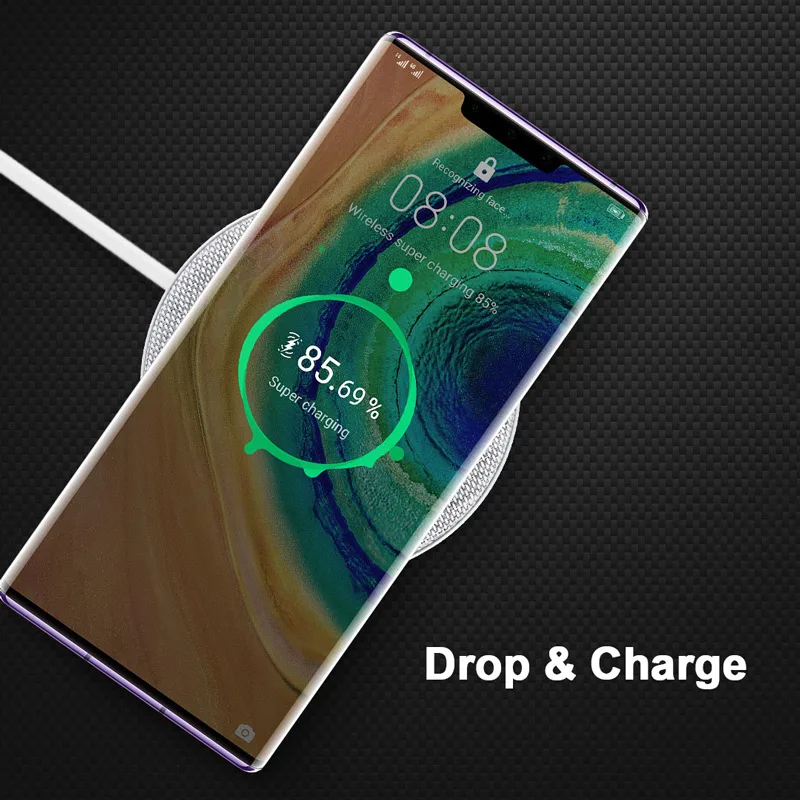 Оригинальное Беспроводное зарядное устройство HUAWEI SuperCharge Max 27 Вт стандарт Huawei Qi