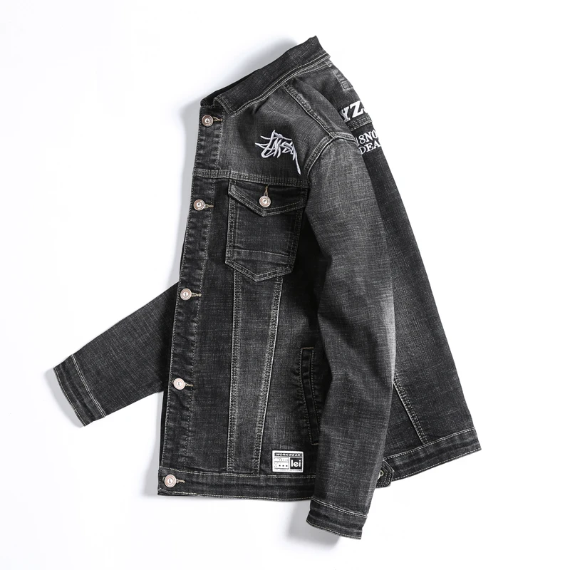 Мужская джинсовая куртка для мужчин Бомбер джинсовые куртки Casaco Masculino мужское