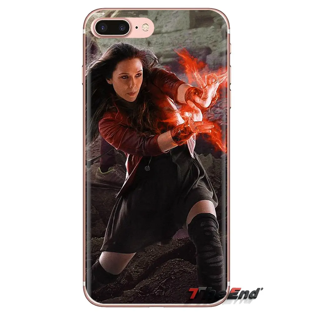 Мягкие чехлы для sony Xperia Z Z1 Z2 Z3 Z5 compact M2 M4 M5 E3 T3 XA Aqua LG G4 G5 G3 G2 Mini Алая ведьма Civil War x-men |