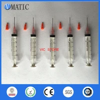 free shipping recommendation 5 sets 1 inch 20g dispensing needles with plastic dispenser syringe stopper