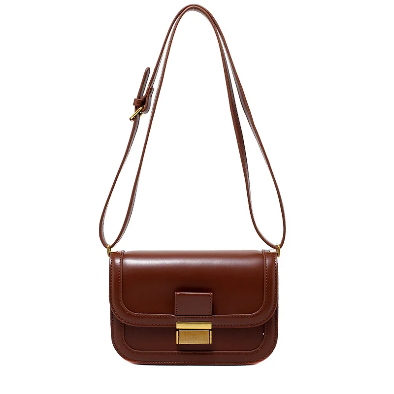 

Net red bag female 2020 new trendy fashion retro shoulder bag western style wild simple texture messenger small square bag