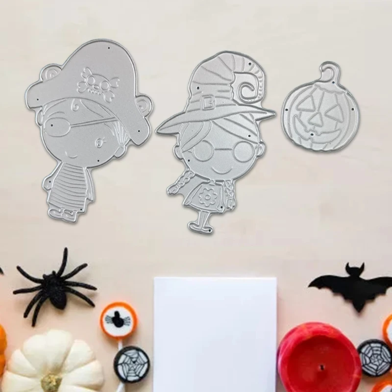 

Halloween Pumpkin Metal Cutting Dies Stencil Scrapbooking DIY Album Stamp Paper Card Mold Embossing Decoration Craft