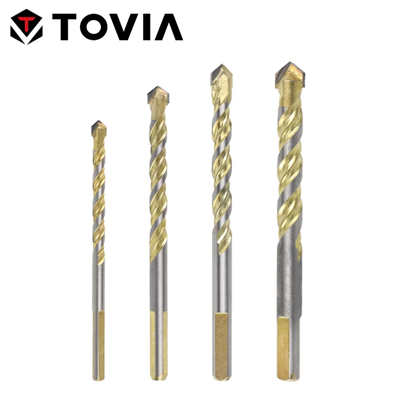 Твердосплавное сверло TOVIA треугольное бит для бетона керамики плитки металла