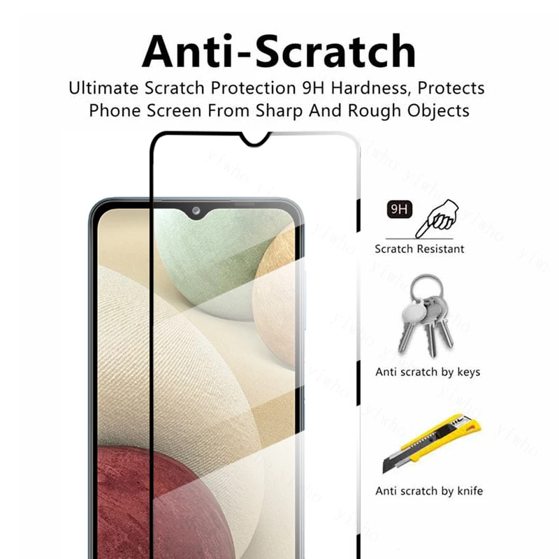 Tempered Glass For Samsung Galaxy A12 2020 Screen Protector Glass For Samsung A 12 Camera Film Sansung 12A A125F 6.5inch Case