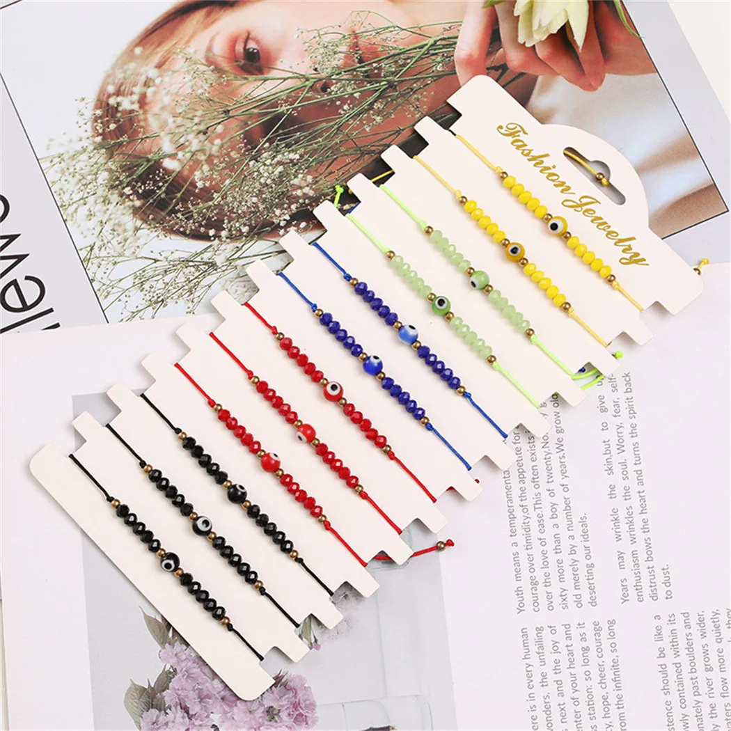 

Turkish Evil Eye Bracelet Fashion Handmade Lucky jewelry for women Couple Bracelets for men accessories Charm Gift Bracelet