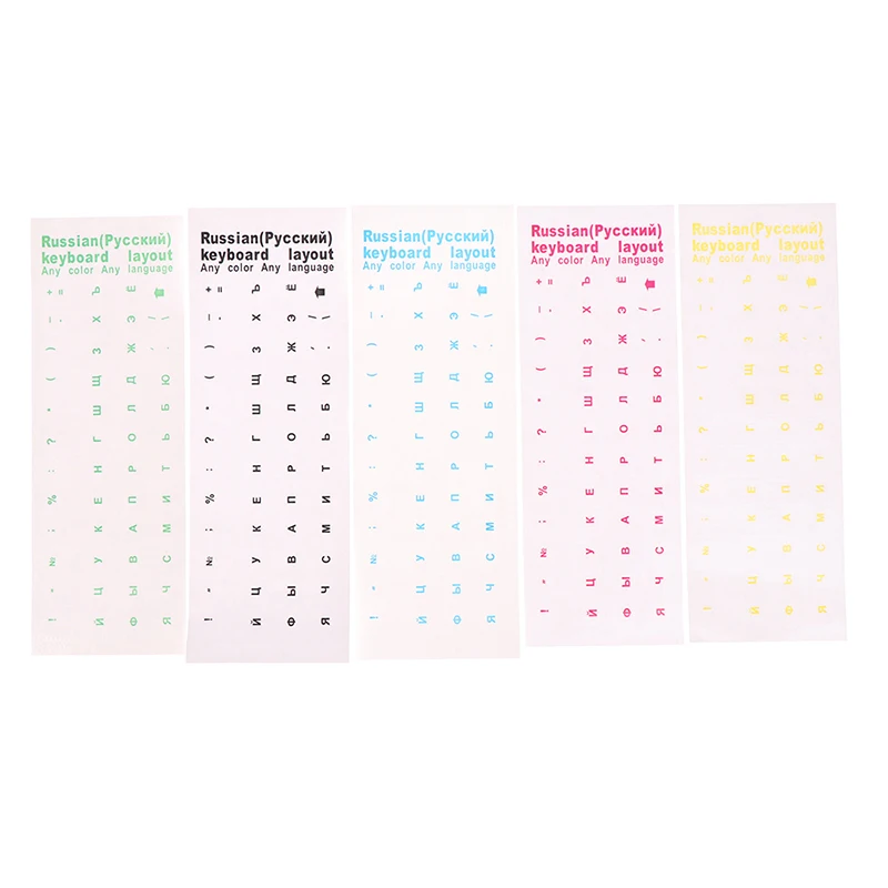 

Clear Russian Sticker Film Language Letter Keyboard Cover For Notebook Computer PC Dust Protection Laptop Accessories