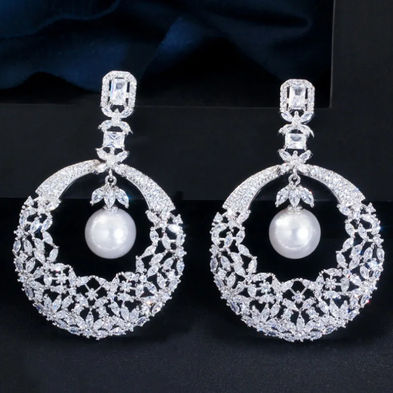 Женские серьги с фианитами золотые искусственными камнями|Серьги-гвоздики| |