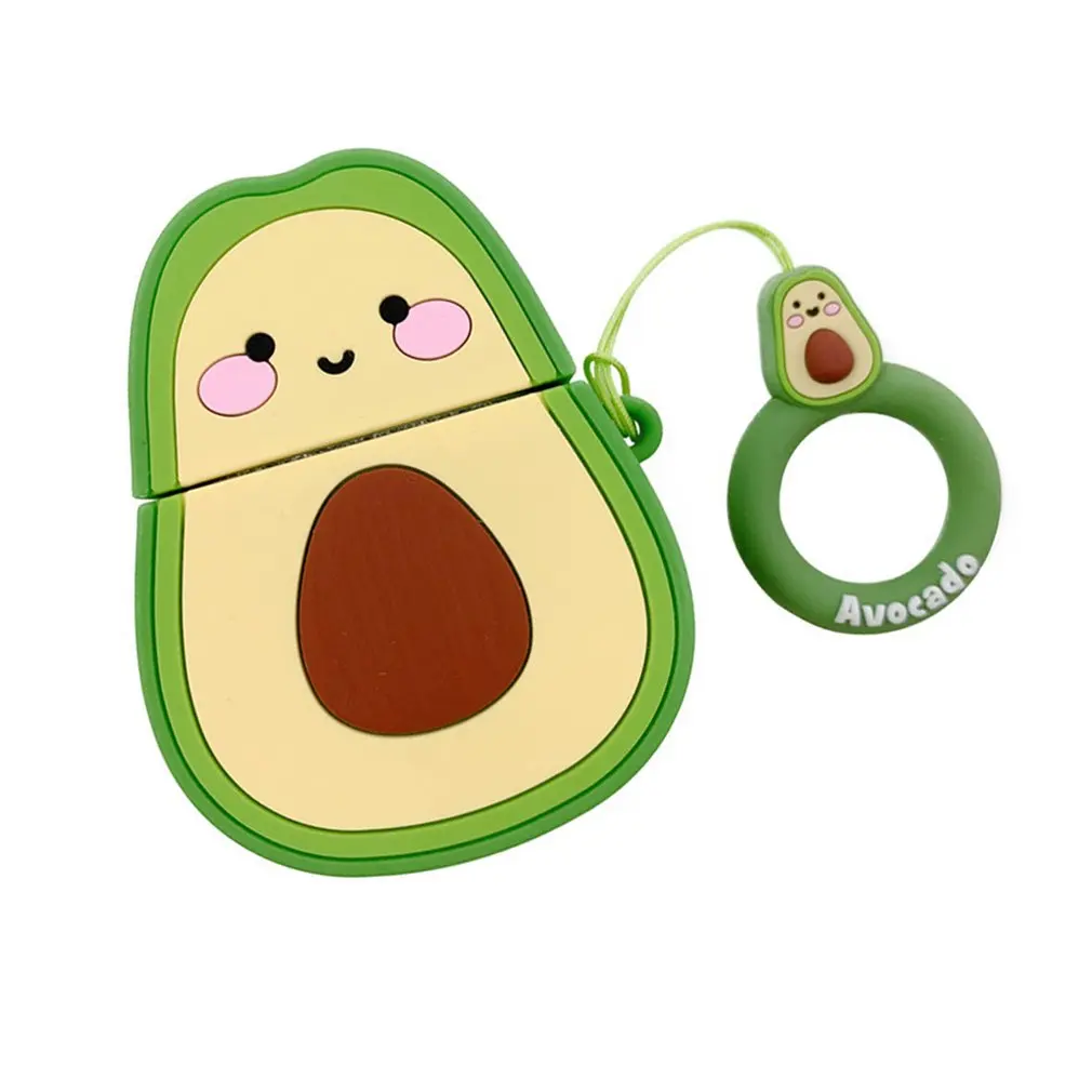 

Personalized Strawberry Avocado Earphone Cover For Airpods Cover Anti-Fall Silicone Drops Protective Case