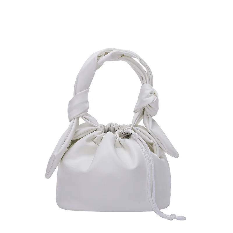 

Summer small bag new fashion Joker chain pleated messenger bag net red cloud bucket bag