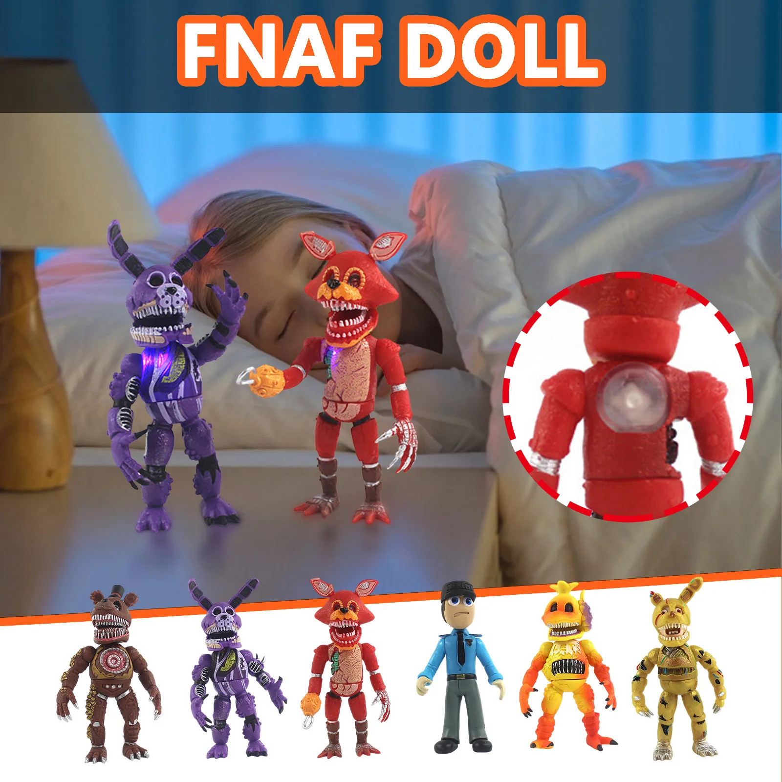 Экшн-Фигурка пять ночей FNAF Бонни Фокси сменная маска игрушка-модель кукла для